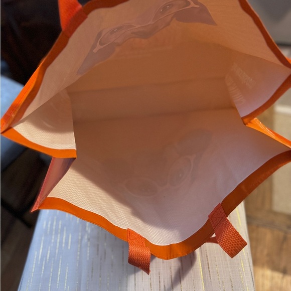 Bundle of 3 Dachshund Reusable Tote Bags – Orange Glasses Sweater Dog Design - Picture 4 of 5